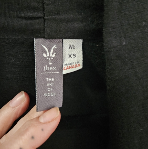 Ibex Sz.xs 100% Merino Draped Open Sweater - Picture 5 of 6